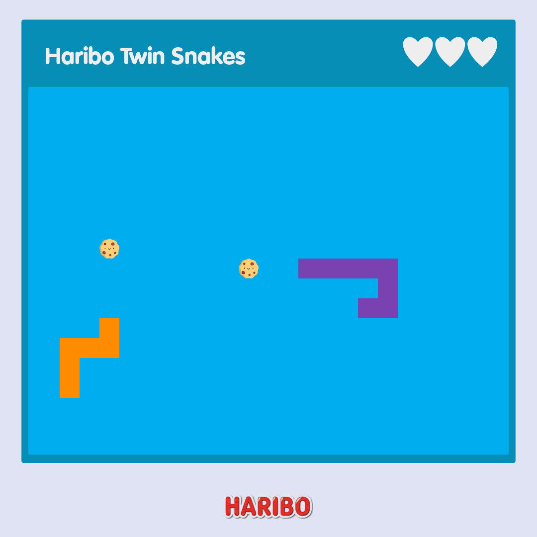 Sweet & Retro: Haribo Twin Snakes x Snake Game Mashup