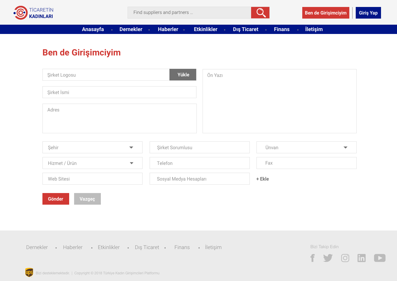 Ticaretin Kadınları - UI/UX Design