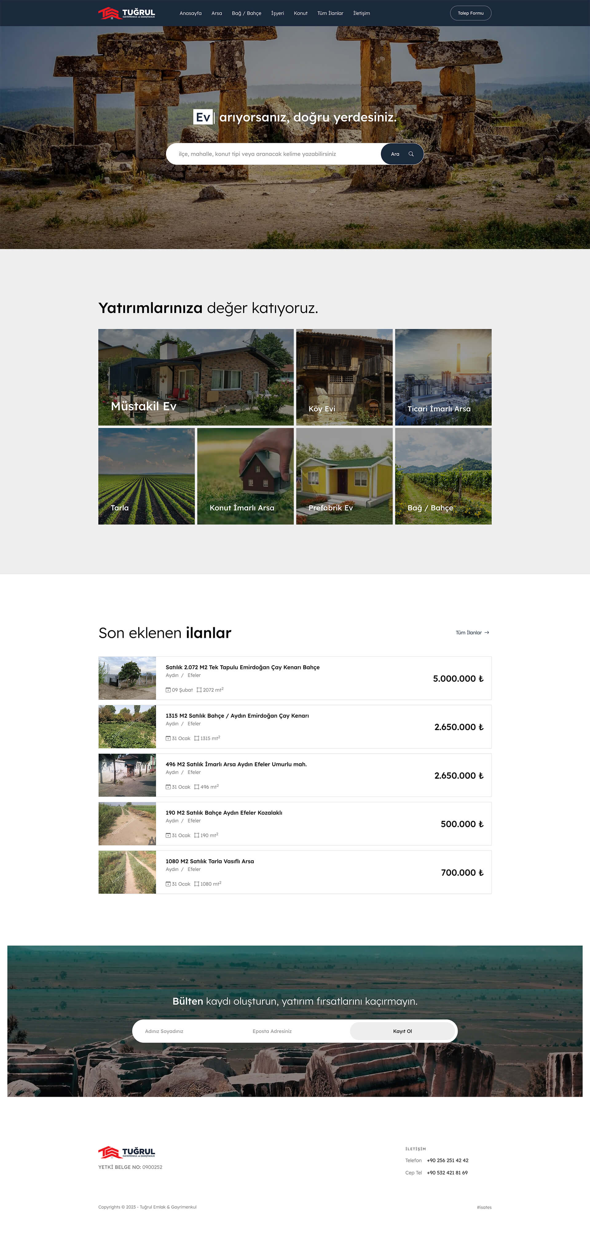 Real Estate Website